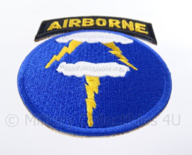 US 21st Airborne Ghost Division embleem - afmeting 6 x 9 cm - replica WO2