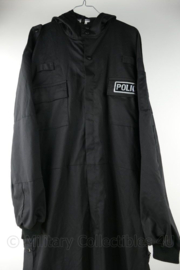 Britse Politie coverall overall zwart - maat XL/R - nieuw - origineel