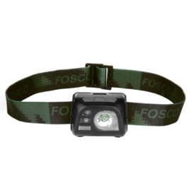 Tactical hoofdlamp Fosco met sportlicht en schijnwerper - groen of zwart