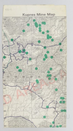 Leger Topografische kaart Kupres Mine Map - 65 x 47 cm - origineel