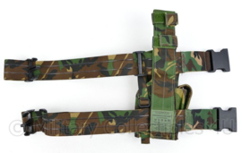 KL Nederlandse leger beenholster sneltrekker Glock 17 Woodland - LINKSHANDIG - origineel