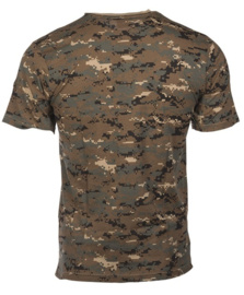 T shirt 100% katoen - USMC Digital Woodland Marpat camo - nieuw gemaakt