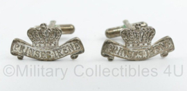 Defensie Prinses Irene Brigade manchetknopen PAAR - 2,5 x 2 cm - origineel