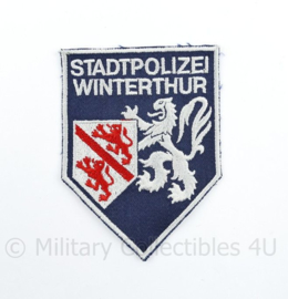 Zwitsers embleem Stadpolizei  Winterthur - 11 x 8 cm - origineel