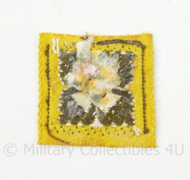 WO2 Britse pip (rangonderscheidingsteken) officir Royal Armoured Corps -3 x 3 cm - origineel