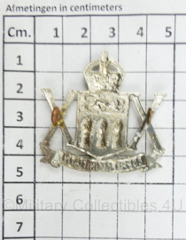 Canadese wo2 cap badge  Saskatchewan Dragoons - 4,5 x 4,5 cm - origineel