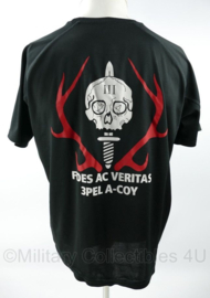 Defensie Stoottroepen Fides AC Veritas 3PEL A-COY t-shirt zwart - maat Medium - nieuw - origineel