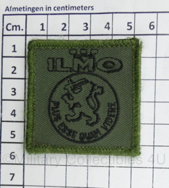 Defensie ILMO Instituut voor Leiderschap en Management Opleiding borstembleem - met klittenband - 5 x 5 cm - origineel