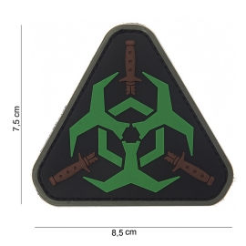 Embleem Outbreak Response GROEN  - Klittenband - 3D PVC - 8,5 x 7,5 cm.  