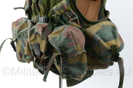Belgische leger camo OPS vest met tassen - gebruikt - origineel