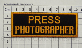 WO2 US Army Press Photographer embleem - 3,8 x 10,2 cm - replica