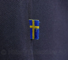 Fjallraven Crowley Pique shirt polo korte blauw  - Maat Medium - nieuw - origineel