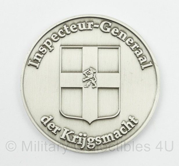 KL Inspecteur Generaal der Krijgsmacht coin 6 centimeter - origineel