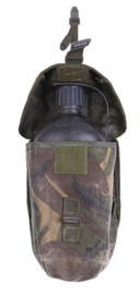 Defensie veldfles 1 liter Avon ZWART met DPM camo veldfles tas  -  ook geschikt voor drinken met AMF12 gasmasker op AMF12 NBC masker - origineel