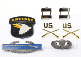 US officer insigne set Captain 101st Airborne Division