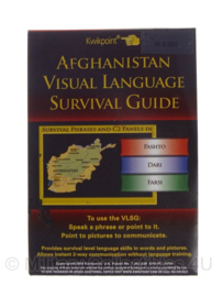 KL Nederlandse leger Afghanistan visual language  Survival Guide - origineel