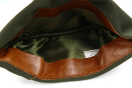WO2 US officer schuitje OD Green with black/gold piping - maat 58 of 59 cm - replica
