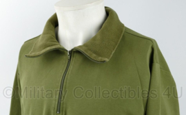 Defensie rolkraag hemd koud weer groen - maat Medium - gedragen - origineel