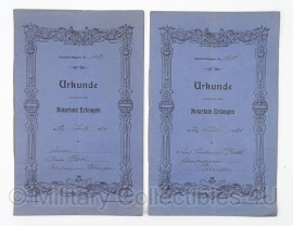 2 Notariële documenten Duits 1920 - origineel