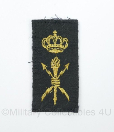 KM Koninklijke Marine officieren Technische Dienst dienstvak embleem - 8 x 4 cm - origineel