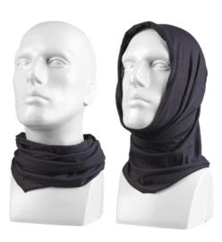 Multifunctioneel hoofddeksel - muts, balaclava, sjaal, hoofdband, etc. - ZWART