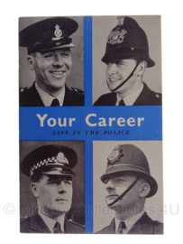 Boek "your career, life in the police" - Brits - 1959 - origineel