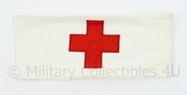 Vintage katoenen Rode kruis armband  - Smal model - origineel
