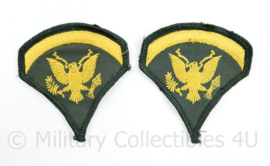 Vietnam oorlog rangen paar - rang Specialist - 8 x 7,5 cm - origineel