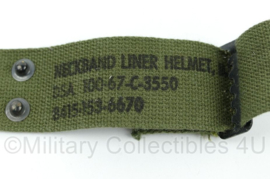 M1 helm "nape strap"- voor achterin de helm GROEN - gedateerd 1967 - origineel