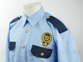 Polis Turkse politie overhemd met kort mouwen - maat 3 = Large - nieuw - origineel