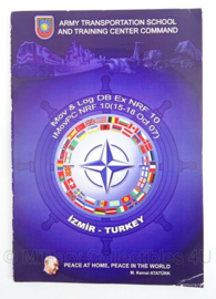 Turkse leger informatie brochure - Izmir - ATSTC -  Mov & Log DB Ex NRF 10. - 14 x 22 cm - origineel