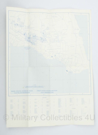 Defensie stafkaart Aruba blad 2 - schaal 1 : 25.000- 70 x 52,5 cm - origineel