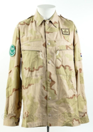 Korps Mariniers desert camo basis jas - met ISAF en TFU BG10 Patch - maat 8000/9500 - origineel