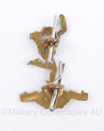 Naoorlogse Britse cap badge Signal Corps - 4 x 3 cm - origineel