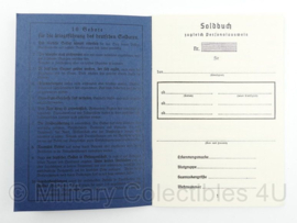Wo2 Duits Luftwaffe Soldbuch - 15 x 10,5 cm - replica