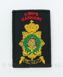 KMARNS Korps Mariniers embleem met klittenband - 8 x 5 cm
