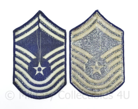 USAF US Air Force rang embleem paar old style  - Chief Master Sergeant - 16,5 x 10 cm - origineel
