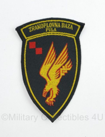 Embleem  92 zrakoplovna baza Pula Kroatische Luchtmacht - 10  x 7 cm - origineel