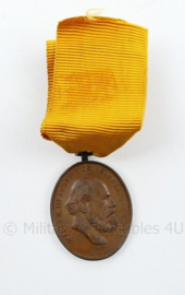 Nederlandse medaille voor IJver en trouw - Koning Willem II (1792-1849) - Koning der Nederlanden - 8 x 4 cm - origineel