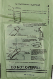 US Army MRE maaltijd nr. 3 rantsoen zak Chicken Noodles and vegetables in sauce  - BBE 12-2023