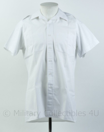 British Royal Navy officer Shirt white , korte mouw - Maat 40 - Origineel