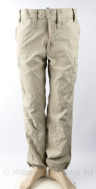 KL Nederlandse leger khaki broek - zomer model ademende stof voor uitzendingen - zeldzaam - maat Extra Large - gedragen - origineel