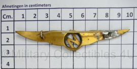 Insigne Telegrafist wing  9,5 x 1,5 cm - origineel
