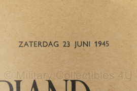 Ons Vrije Nederland 5e jaargang No 10 -  23 juni 1945 - origineel