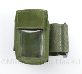 GPS Wrist pouch koppeltas groen - 7 x 10 x 9 cm - gebruikt - origineel