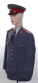 Tsjechische Politie uniform SET jas, overhemd, stropdas en pet - met originele insignes - maat small - origineel