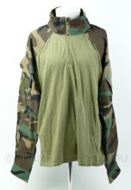 Korps Mariniers KMARNS UBAC shirt - woodland forest camo - Nieuw - met inleg voor ellebogen - maat XXL - origineel