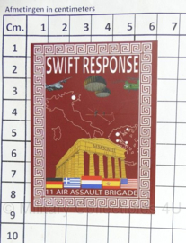 LUMBL 11 Air Assault Brigade Swift Response - Sticker - origineel