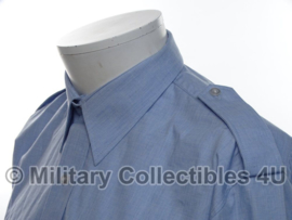 KLU luchtmacht DT overhemd lichtblauw LANGE mouw - gebruikt - maat 40-4 of 42-4 - origineel