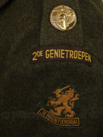 MVO uniform jas "2de genie troepen/pontonniers" - rang "Sergeant/Wachtmeester" - maat 51 - origineel